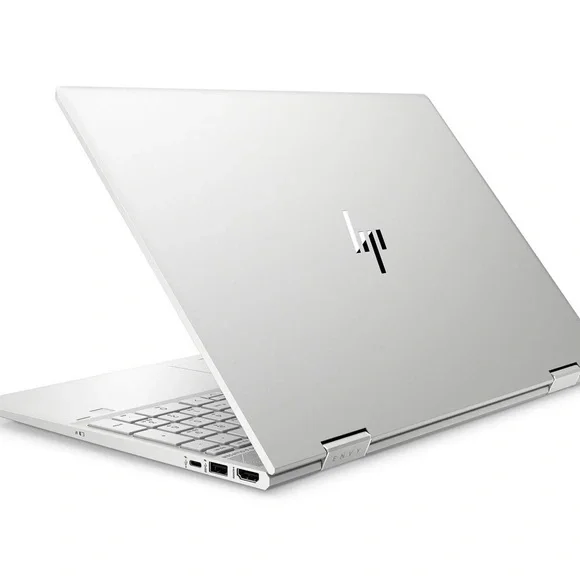 HP Silver Convertible Laptop with 360-Degree Hinge