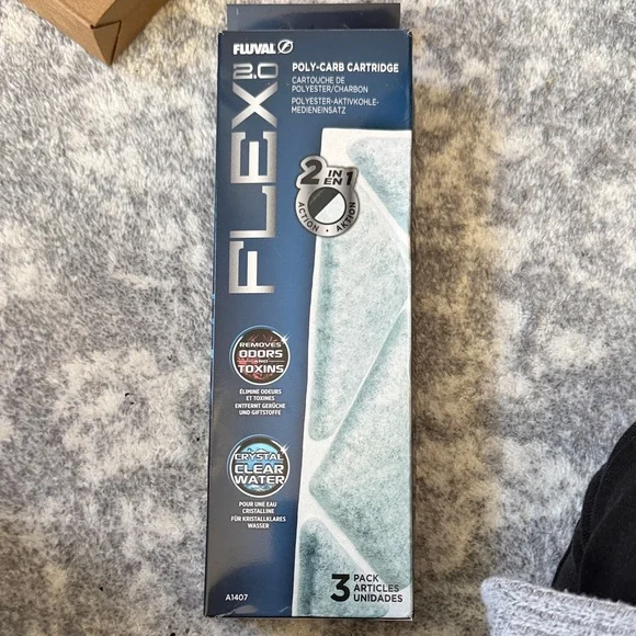 FLEX 2.0 Poly-Carb Cartridge 3-Pack - White/Light Blue