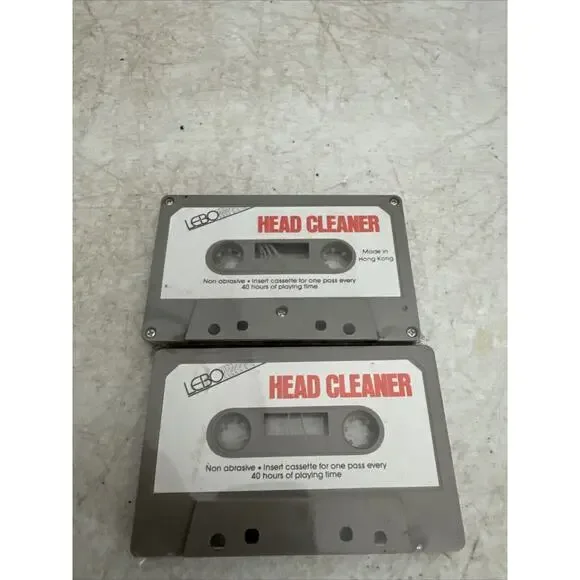Lebo Head Cleaner Cassette Set Of Two Sealed