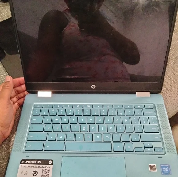 HP Chromebook x360 teal blue can negotiate or trade
