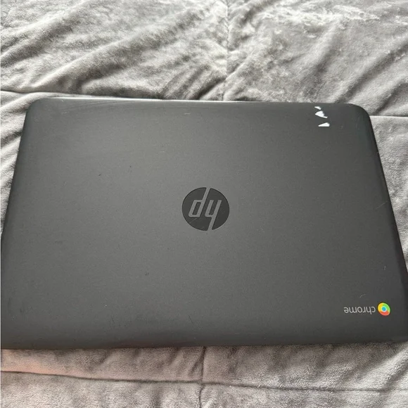 HP Chromebook Laptop - Matte Black with Chrome Accent