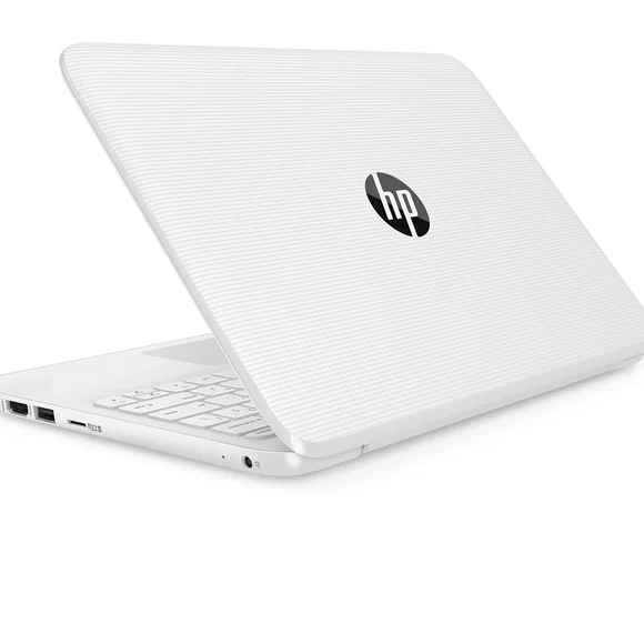HP White Laptop Sleek Design with Minimalist Aesthetic
