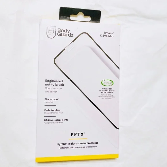 NEW Body Guardz iPhone 12 Pro Max PRTX Screen Protector NIB