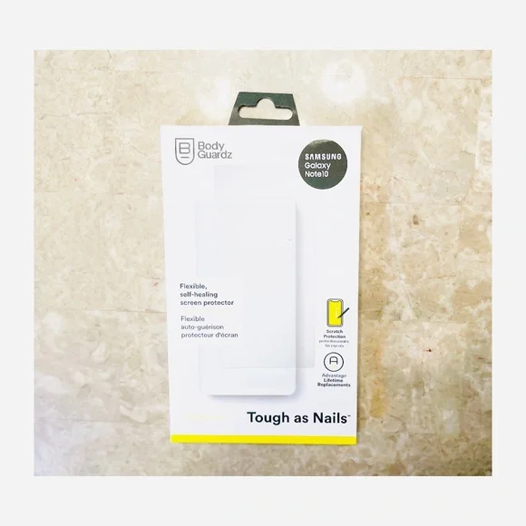 NEW Body Guardz Samsung Galaxy Note 10 Tough as Nails Screen Protector NIB