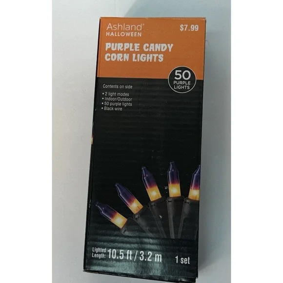 Halloween Orange Lights 50 Count 3‎ Box Lot 150 Lights Celebrate