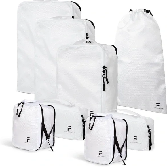 Well Traveled 8-piece Compression Packing Cubes