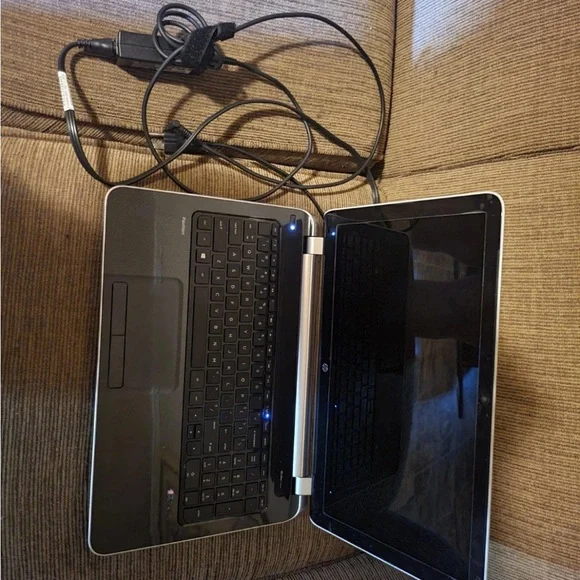 HP pavilion notebook 15” Sleek Black Laptop with Charger