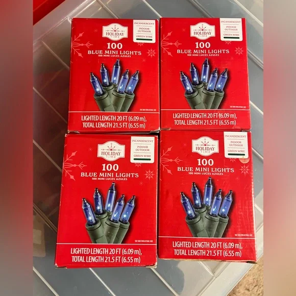 Blue Christmas decorations Indoors/outdoor