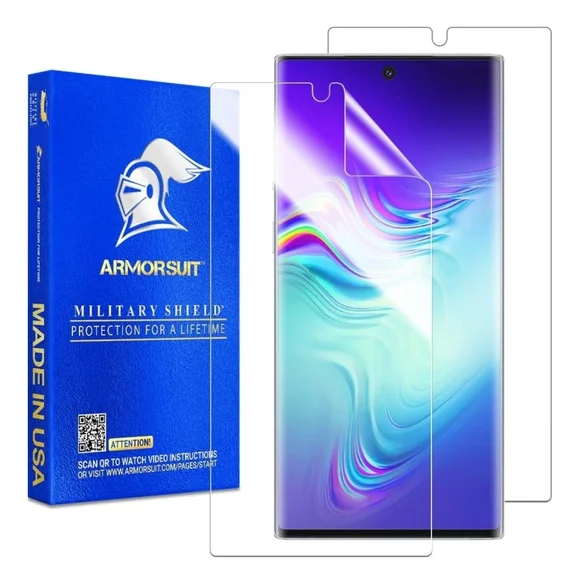 2 Pack ArmorSuit MilitaryShield Screen Protector Samsung Galaxy Note 10+