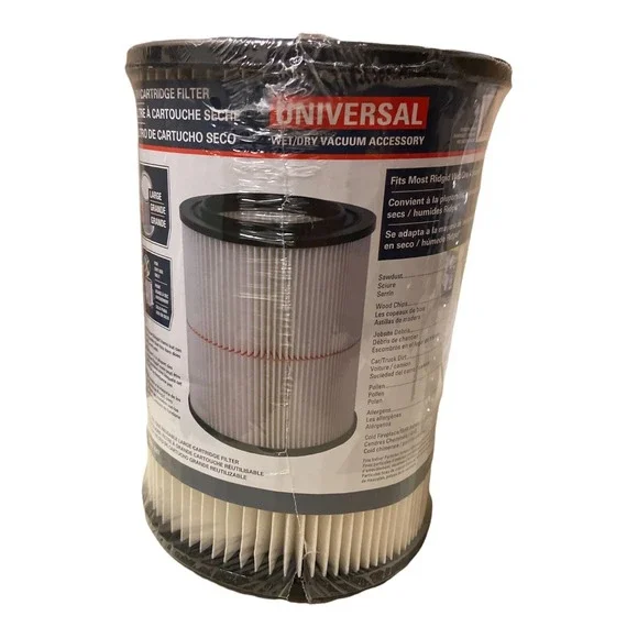 Project Source Universal Wet Dry Vacuum Replacement Cartridge Filter PS08-2587