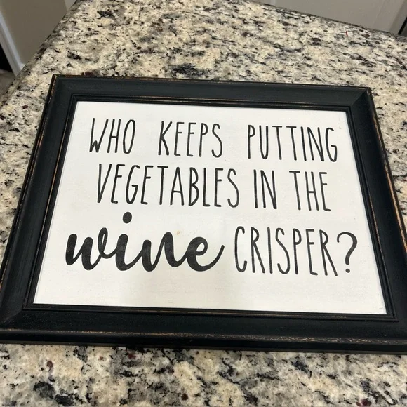 wooden Rustic, farmhouse funny kitchen, sign, 15 “long x 12” tall
