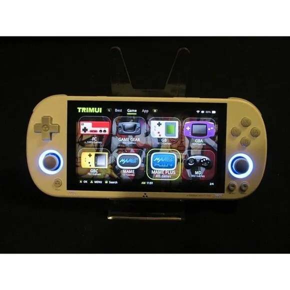 Handheld Retro Game System With Games