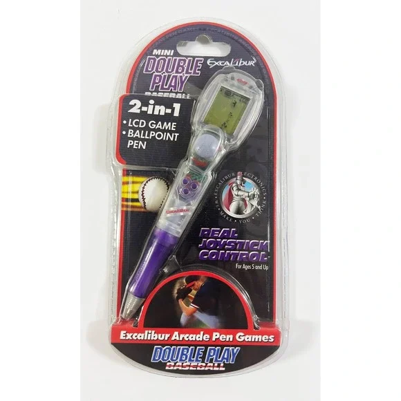 X-MINI DOUBLE PLAY BASEBALL ARCADE PEN -‎ ELECTRONIC HAND-HELD - EXCALIBUR