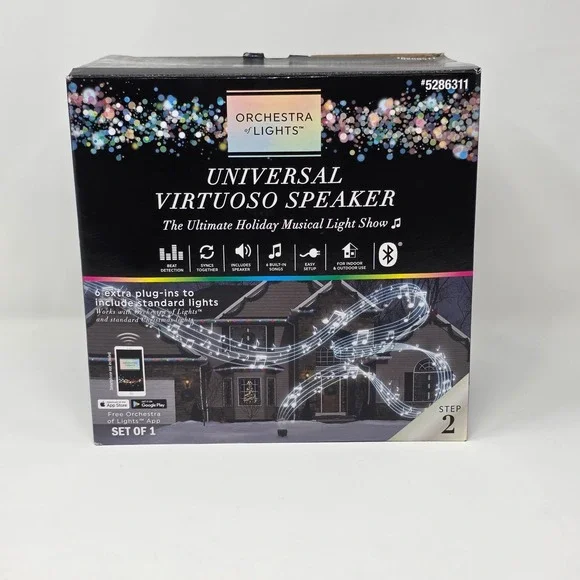 Gemmy Orchestra of Lights Universal Virtuoso Speaker In/Outdoor‎ App (MVP017337)