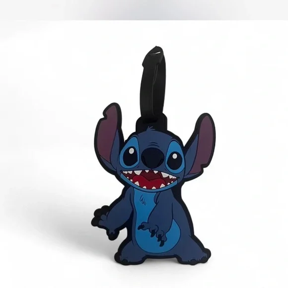 Disney Blue and Black Stitch Luggage Tag