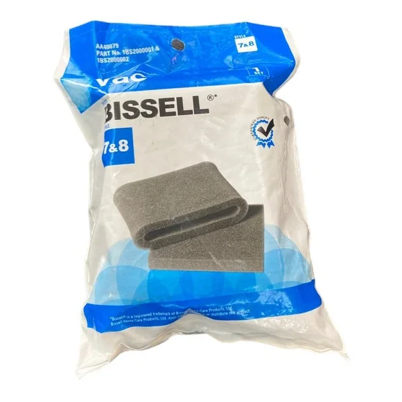 Bissell Style Filters 7 & 8 AA40079 Part No 1BS2000001 & 1BS2000002 New