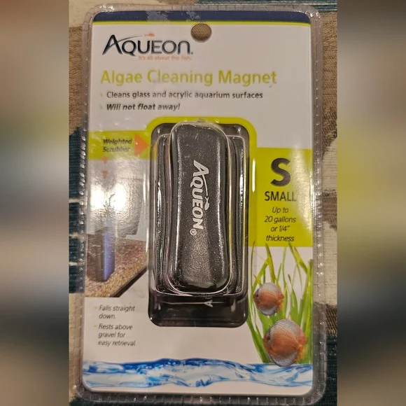 Aqueon Algae Cleaning Magnets Glass/Acrylic, 20 Gallons Aquarium Or 1/4