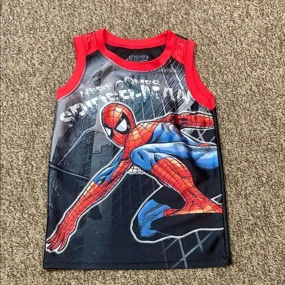 10/$50 Spider-Man Sleeveless Tank Top Shirt Size 5