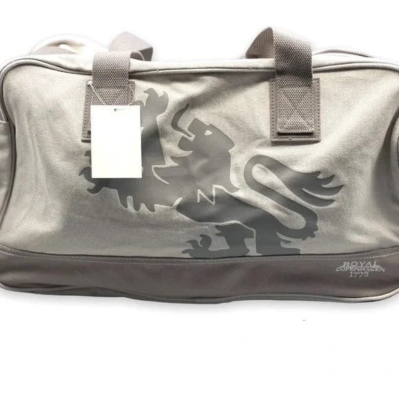 NEW Royal Copenhagen Weekend Dragon logo Duffle Overnight, Travel, Gym Tote Bag