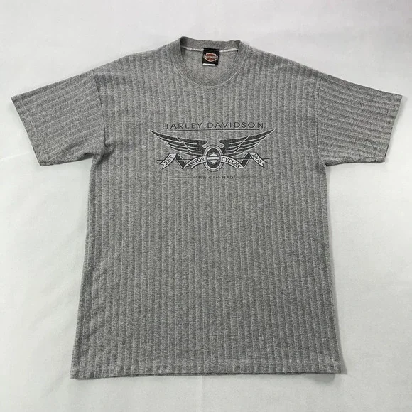 Vintage Harley-Davidson Shirt Mens XL Gray Flagstaff Arizona Eagle USA‎ Graphic