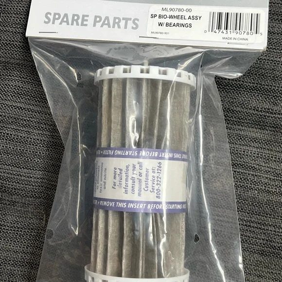 Bio-Wheel Assembly with Bearings - Gray
