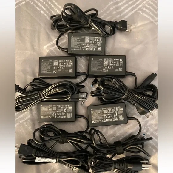 10 ps Genuine 65W HP Laptop Charger AC Power Adapter 19.5V 3.33A PPP009C