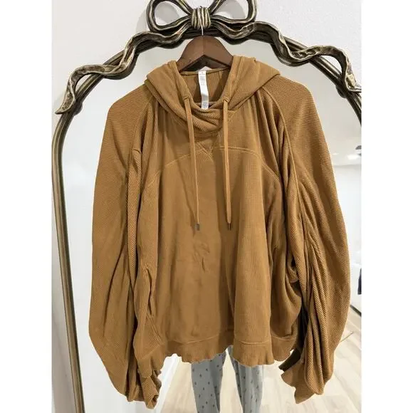 NWOT Lululemon Mellow In Hoodie *Waffle Spiced Bronze M/L Women’s