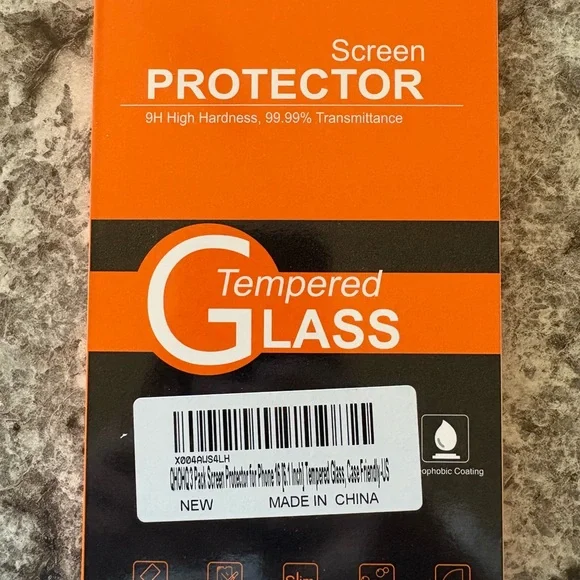 iPhone 16 Tempered Glass Screen Protector