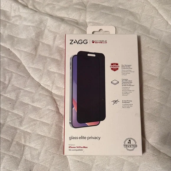 ZAGG InvisibleShield Privacy Screen for iPhone 14 Pro Max - Black brand new