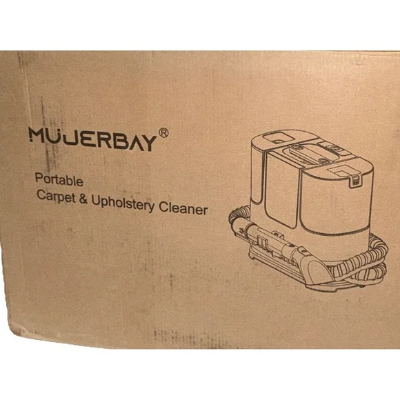 MUJERBAY Portable Spot&Stain Carpet Cleaner, Easy Move with Handle, DeepCleaning