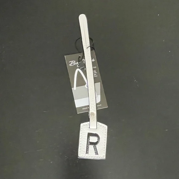NWT “K•Carroll” Bag Tag, Monogram Letter 