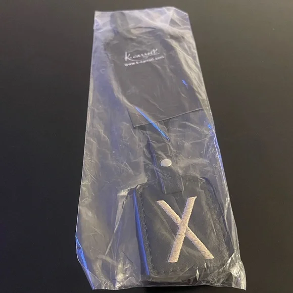 NWT “K•Carroll” Bag Tag for Monogram Letter 