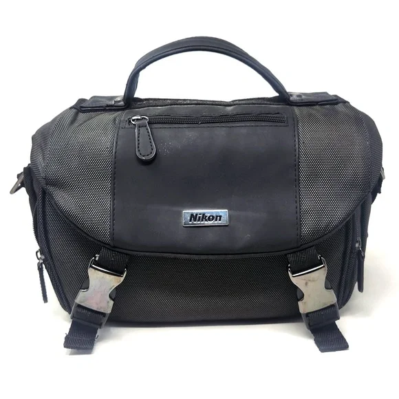 Nikon DSLR Camera Bag Padded Nylon Shoulder Case Travel Photography Minimalist