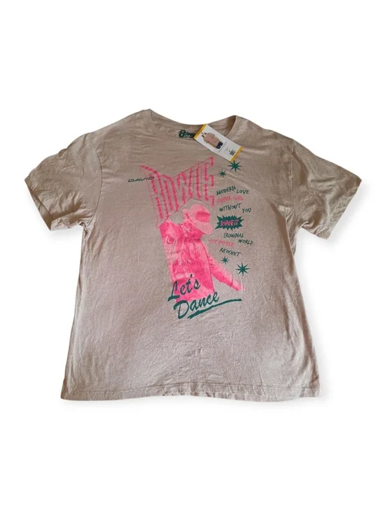 David Bowie Let’s Dance Graphic Tee Medium Licensed Band Shirt NWT