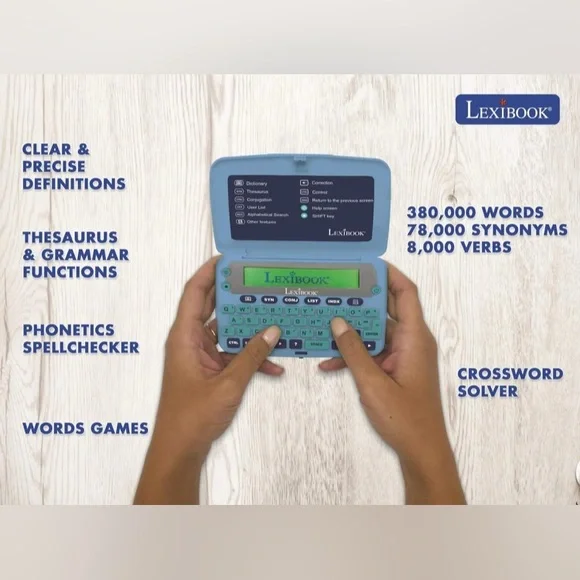 Blue Electronic Dictionary and Thesaurus