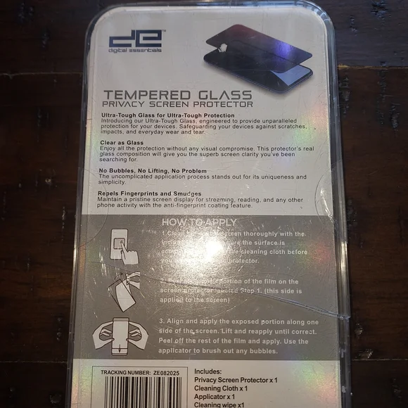 Digital Essentials Tempered Glass Privacy Screen Protector