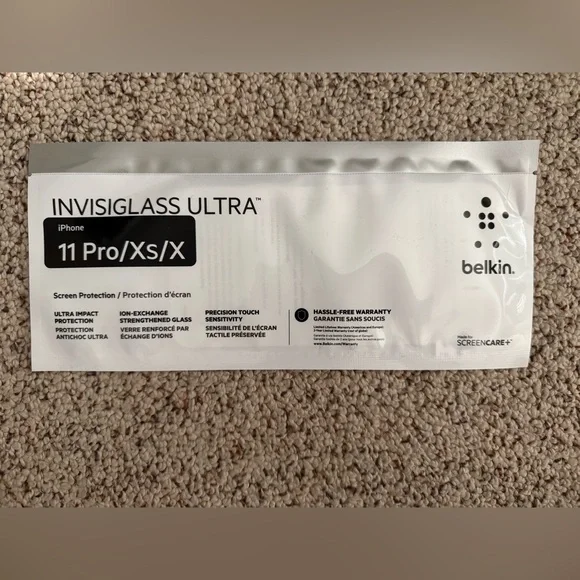 New belkin INVISIGLASS ULTRA™ for iPhone 11 Pro/XS/X