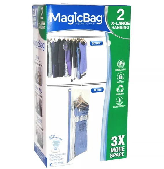 New MagicBag 2 X-Large Vacuum Compression Sea Hanging Storage Bags 27.5