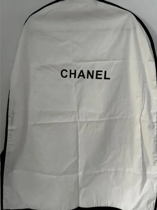 Pre-owned Chanel Garment Bag Cover For Clothes Coat Jacket Suit
