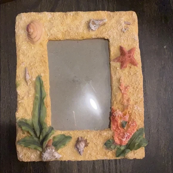 3/$20 - Beach sea themed picture frame 3.5x5