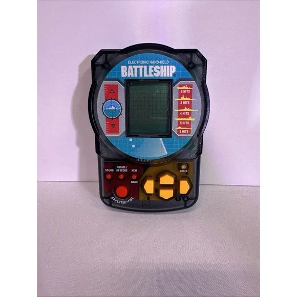 Vintage Electronic Battleship Handheld Game Milton Bradley MB 1995 *TESTED