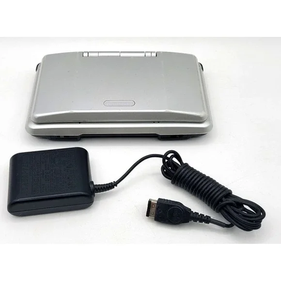 Nintendo DS Original NTR-001 Console - Titanium Silver - Plus Charger - Tested