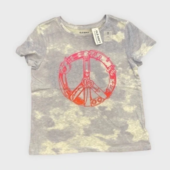 Tie dye peace shirt- 218