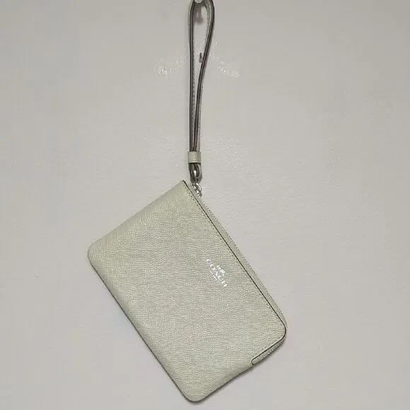 Coach Light Cream Wristlet