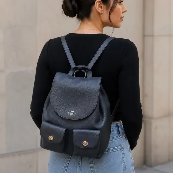 Coach Billie Leather Backpack