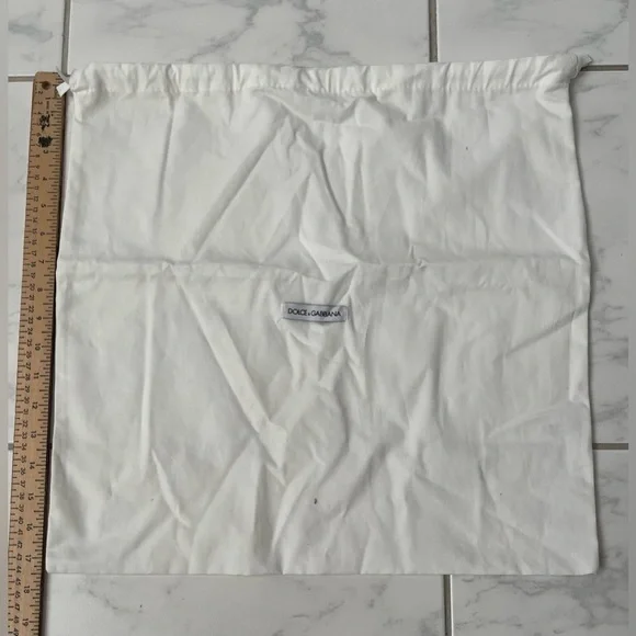 Dolce & Gabbana White Storage Bag