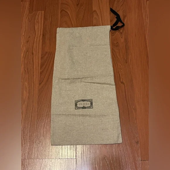Gucci Tan Fabric Bag with Logo