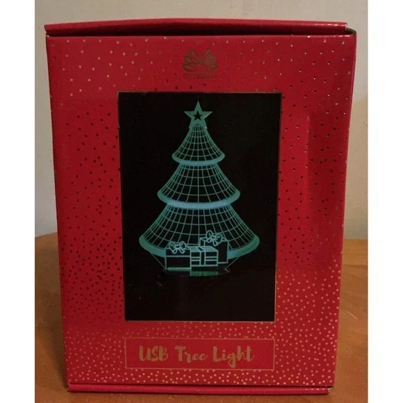 Decomantra USB Christmas‎ Tree Light, 7 Color Mode, Use Batteries Or USB- Tested