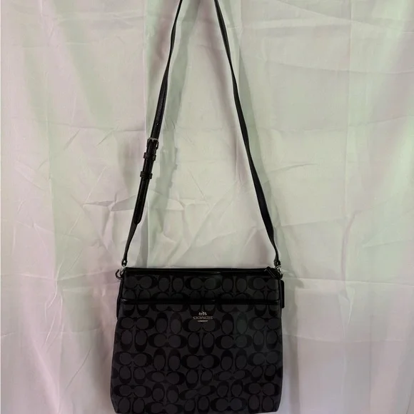 Coach Black Signature Crossbody Bag
