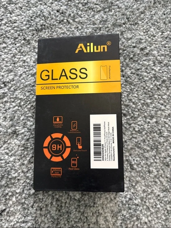 Glass Screen Protector for Apple iPhone 11 Pro, iPhone Xs, iPhone X